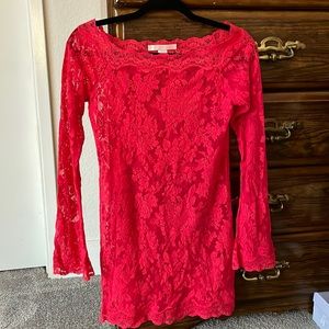 Victoria Secrets large lace coverup